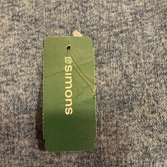 Denim Blue Dress with yoke detail and puff sleeves - Picture 9 of 10